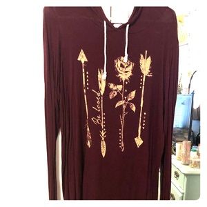 Long sleeve lightweight shirts with hoodies!